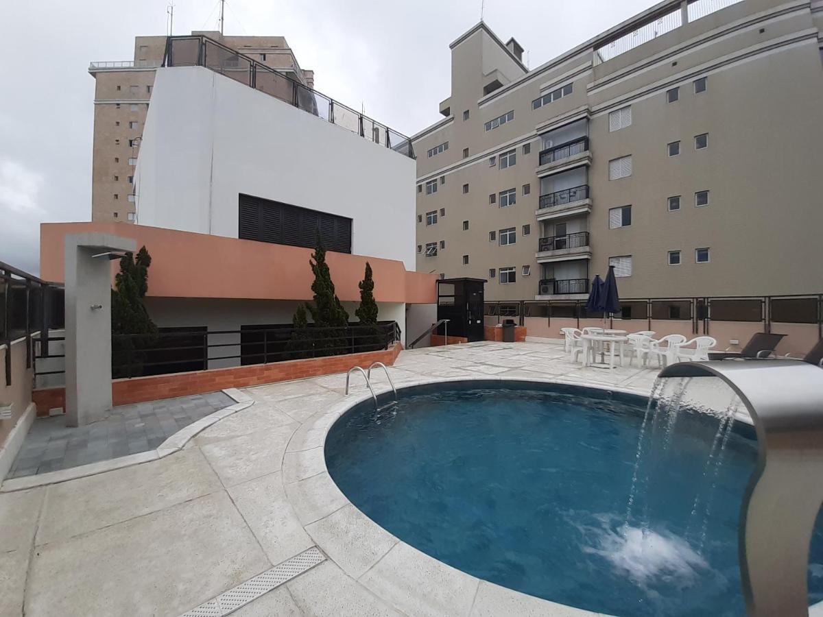 Lindo Flat No Edificio Cosmopolitan, Com Garagem E Piscina Santos (Sao Paulo) Exterior foto